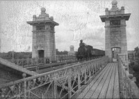 Железная дорога (поезда, паровозы, локомотивы, вагоны) - Андреевский мост Московской окружной ж.д.