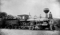 Железная дорога (поезда, паровозы, локомотивы, вагоны) - Паровоз типа 2-2-0 Северной ж.д.,США