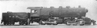 Железная дорога (поезда, паровозы, локомотивы, вагоны) - Первый американский паровоз системы Маллета 0-3-3-0 №2400 Балтимор и Огайо ж.д.