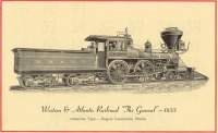 Железная дорога (поезда, паровозы, локомотивы, вагоны) - Американский паровоз 