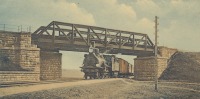 Железная дорога (поезда, паровозы, локомотивы, вагоны) - Пересечение Вильно-Ровенской (внизу) и Полоцко-Седлецкой (вверху) ж.д.