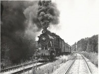 Железная дорога (поезда, паровозы, локомотивы, вагоны) - Паровоз Су251-58 с поездом