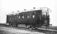 Железная дорога (поезда, паровозы, локомотивы, вагоны) - 2-х осный пассажирский вагон пригородного сообщения