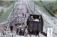 Железная дорога (поезда, паровозы, локомотивы, вагоны) - Ликвидация последствий партизанской диверсии