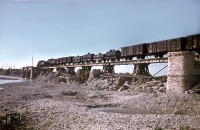 Железная дорога (поезда, паровозы, локомотивы, вагоны) - Восстановленный мост на линии Болонья-Прато