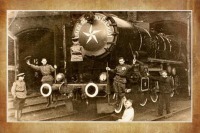 Железная дорога (поезда, паровозы, локомотивы, вагоны) - Берлинский эшелон Победы