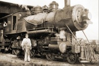 Железная дорога (поезда, паровозы, локомотивы, вагоны) - Паровоз №16 типа 2-2-0