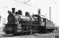 Железная дорога (поезда, паровозы, локомотивы, вагоны) - Паровоз Эм-500 на территории Челябинского металлургического комбината