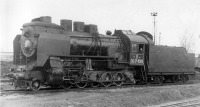 Железная дорога (поезда, паровозы, локомотивы, вагоны) - Паровоз СО17-1593 с газовым паросушителем