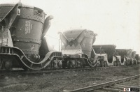 Железная дорога (поезда, паровозы, локомотивы, вагоны) - Чугуновозы и шлаковозы ждут задувки домны