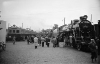 Железная дорога (поезда, паровозы, локомотивы, вагоны) - Советская промышленная выставка в Финляндии