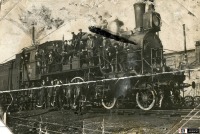 Железная дорога (поезда, паровозы, локомотивы, вагоны) - Паровоз Б-211 в депо Златоуст