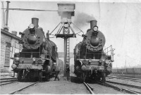 Железная дорога (поезда, паровозы, локомотивы, вагоны) - Паровозы Су208-85 и Су208-97 на экипировке в депо Октябрь