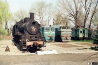 Железная дорога (поезда, паровозы, локомотивы, вагоны) - Тренажеры дорожной технической школы Красный Лиман,Донецкая область.