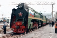 Железная дорога (поезда, паровозы, локомотивы, вагоны) - Паровоз П36-0031 на ст.Свердловск-Пассажирский