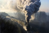 Железная дорога (поезда, паровозы, локомотивы, вагоны) - Поезд Восточной Ланкаширской ж.д.