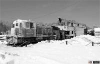 Железная дорога (поезда, паровозы, локомотивы, вагоны) - Тепловоз ТГК2-1-8799 и снегоочиститель СДПМ на ст.Солигалич