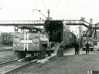 Железная дорога (поезда, паровозы, локомотивы, вагоны) - Пожарный поезд на ст.Курган