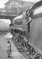 Железная дорога (поезда, паровозы, локомотивы, вагоны) - На вокзале Ватерлоо