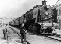 Железная дорога (поезда, паровозы, локомотивы, вагоны) - Паровоз СОм17 типа 1-5-0