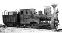 Железная дорога (поезда, паровозы, локомотивы, вагоны) - Узкоколейный военно-полевой полутанк-паровоз И.25  0-3-0