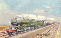 Железная дорога (поезда, паровозы, локомотивы, вагоны) - Великобритания. Континентальный экспресс Лорд Нельсон
