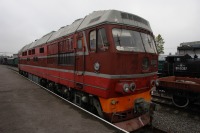 Железная дорога (поезда, паровозы, локомотивы, вагоны) - Тепловоз ТЭП80-0002 в Музее железных дорог России