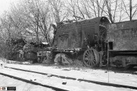 Железная дорога (поезда, паровозы, локомотивы, вагоны) - Останки паровоза серии ФД в депо Чаплино