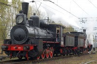Железная дорога (поезда, паровозы, локомотивы, вагоны) - Паровоз Од-1018 с тендером Од-1679 и паровоз  Ов-324