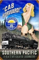 Железная дорога (поезда, паровозы, локомотивы, вагоны) - Реклама Южной Тихоокеанской ж.д. США