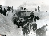 Железная дорога (поезда, паровозы, локомотивы, вагоны) - Снегоборьба на линии Орск-Оренбург