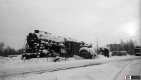 Железная дорога (поезда, паровозы, локомотивы, вагоны) - Паровоз Л-0338 в депо Калуга