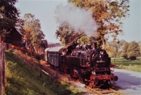 Железная дорога (поезда, паровозы, локомотивы, вагоны) - Немецкий танк-паровоз BR86 1001 6 с поездом