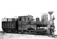 Железная дорога (поезда, паровозы, локомотивы, вагоны) - Узкоколейный военно-полевой полутанк-паровоз И.25 типа 0-3-0