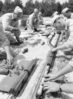 Железная дорога (поезда, паровозы, локомотивы, вагоны) - Учебные занятия американских военных железнодорожников