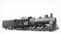 Железная дорога (поезда, паровозы, локомотивы, вагоны) - Паровоз Эгк.5224 с конденсацией пара