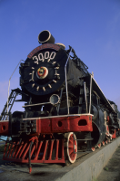 Железная дорога (поезда, паровозы, локомотивы, вагоны) - Паровоз-памятник ФД21-3000 в Новосибирске