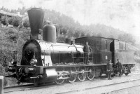 Железная дорога (поезда, паровозы, локомотивы, вагоны) - Паровоз серии Ш типа 1-4-0