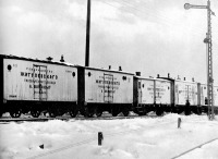 Железная дорога (поезда, паровозы, локомотивы, вагоны) - Вагоны для перевозки пива Товарищества Жигулевского пивоваренного завода