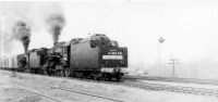 Железная дорога (поезда, паровозы, локомотивы, вагоны) - Паровозы Л-0967 и Л-1014 с грузовым поездом на Обловку