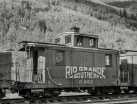 Железная дорога (поезда, паровозы, локомотивы, вагоны) - Служебный вагон 0402 узкоколейной ж.д. Рио-Гранде Южная