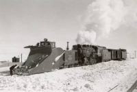 Железная дорога (поезда, паровозы, локомотивы, вагоны) - Снегоборьба в Саскачеване