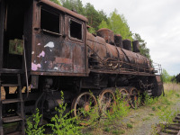 Железная дорога (поезда, паровозы, локомотивы, вагоны) - Паровоз серии Э на базе запаса Шумково