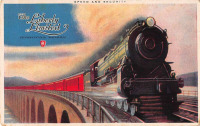 Железная дорога (поезда, паровозы, локомотивы, вагоны) - Пульман Либерти Лимитед Пенсильванской железной дороги