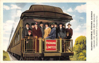 Железная дорога (поезда, паровозы, локомотивы, вагоны) - Смотровая площадка композитного вагона Панама Лимитед