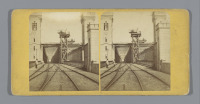 Железная дорога (поезда, паровозы, локомотивы, вагоны) - Вид на железнодорожный мост Домбрюке в Кёльне