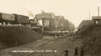 Железная дорога (поезда, паровозы, локомотивы, вагоны) - Новый мост через Даугаву
