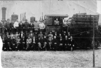 Железная дорога (поезда, паровозы, локомотивы, вагоны) - Работники железнодорожного цеха Людиновского завода