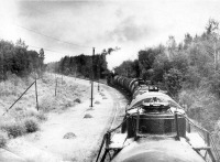 Железная дорога (поезда, паровозы, локомотивы, вагоны) - Паровоз с наливным поездом