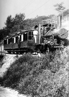 Железная дорога (поезда, паровозы, локомотивы, вагоны) - Поезд Будийской зубчатой ж.д.